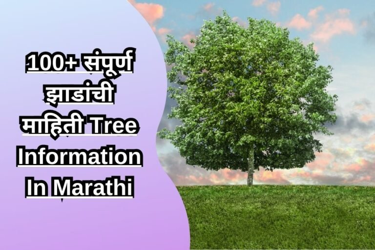 100+ संपूर्ण झाडांची माहिती Tree Information In Marathi